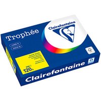 Clairefontaine Kopierpapier Trophée canariengelb DIN A4 120 g/qm 250 Blatt Clairefontaine Kopierpapier Trophée canariengelb DIN A4 120 g/qm 250 Blatt von Clairefontaine