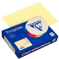 Clairefontaine Kopierpapier Trophée gelb DIN A4 160 g/qm 250 Blatt von Clairefontaine