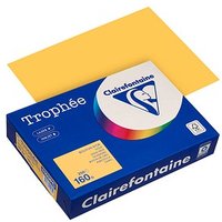 Clairefontaine Kopierpapier Trophée gold gelb DIN A4 160 g/qm 250 Blatt von Clairefontaine