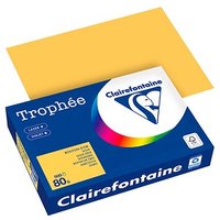 Clairefontaine Kopierpapier Trophée gold gelb DIN A4 80 g/qm 500 Blatt Clairefontaine Kopierpapier Trophée gold gelb DIN A4 80 g/qm 500 Blatt von Clairefontaine