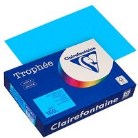 Clairefontaine Kopierpapier Trophée karibischblau DIN A4 160 g/qm 250 Blatt von Clairefontaine