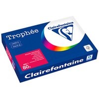 Clairefontaine Kopierpapier Trophée kirschrot DIN A3 80 g/qm 500 Blatt Clairefontaine Kopierpapier Trophée kirschrot DIN A3 80 g/qm 500 Blatt von Clairefontaine