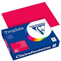 Clairefontaine Kopierpapier Trophée kirschrot DIN A4 80 g/qm 500 Blatt Clairefontaine Kopierpapier Trophée kirschrot DIN A4 80 g/qm 500 Blatt von Clairefontaine