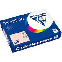 Clairefontaine Kopierpapier Trophée lachs DIN A4 120 g/qm 250 Blatt von Clairefontaine
