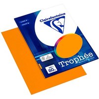 Clairefontaine Kopierpapier Trophée orange DIN A4 80 g/qm 100 Blatt Clairefontaine Kopierpapier Trophée orange DIN A4 80 g/qm 100 Blatt von Clairefontaine