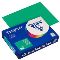 Clairefontaine Kopierpapier Trophée tannengrün DIN A4 160 g/qm 250 Blatt von Clairefontaine