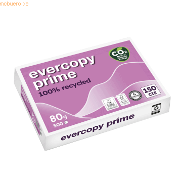 Clairefontaine Kopierpapier evercopy prime RC A4 80g 500 Blatt von Clairefontaine