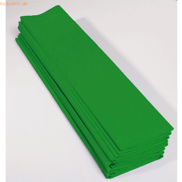 Clairefontaine Krepp-Papier 200x50cm 30g/qm VE=10 Bogen grün von Clairefontaine