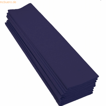 Clairefontaine Krepp-Papier 50x70cm marineblau von Clairefontaine