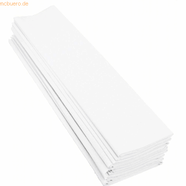 Clairefontaine Krepp-Papier 50x70cm weiß VE=10 Stück von Clairefontaine