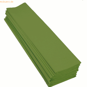 Clairefontaine Krepp-Papier 50x70cm weißgrün von Clairefontaine