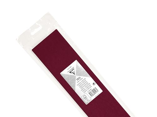 Clairefontaine 95108C - Packung mit 1 Blatt gefaltet Krepppapier / Kreppapier Premium Qualität 75%, 2,50x0,50m, ideal für das Erstellen von Kostümen, Girlanden und 3D-Kreationen, Opernrot, 1 Pack Clairefontaine 95108C - Packung mit 1 Blatt gefaltet Krepppapier / Kreppapier Premium Qualität 75%, 2,50x0,50m, ideal für das Erstellen von Kostümen, Girlanden und 3D-Kreationen, Opernrot, 1 Pack von Clairefontaine