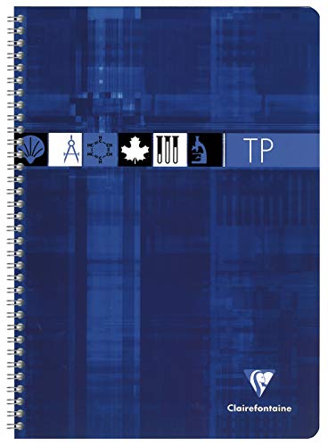Clairefontaine 8937C - Packung mit 10 Heften, mit Spiralbindung, ideal für wissenschaftlichen Fächer, DIN A4 21x29,7 cm, 40 Blatt, französische Lineatur 90g / blanko 125g, farbig sortiert, 1 Pack Clairefontaine 8937C - Packung mit 10 Heften, mit Spiralbindung, ideal für wissenschaftlichen Fächer, DIN A4 21x29,7 cm, 40 Blatt, französische Lineatur 90g / blanko 125g, farbig sortiert, 1 Pack von Clairefontaine