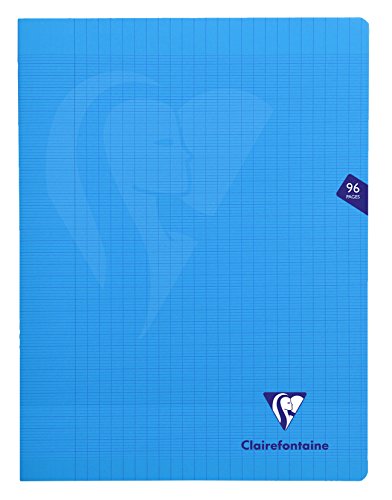 Clairefontaine 323361C - Schulheft / Heft Mimesys DIN A4+ 24x32 cm, 48 Blatt 90g, französische Lineatur, Einband aus PP, geheftet, Blau, 1 Stück Clairefontaine 323361C - Schulheft / Heft Mimesys DIN A4+ 24x32 cm, 48 Blatt 90g, französische Lineatur, Einband aus PP, geheftet, Blau, 1 Stück von Clairefontaine