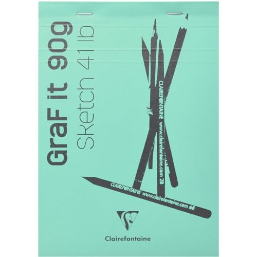 Clairefontaine Set 5 Blöcke graf' IT blau türkis A6 80 F Uni 90 g Clairefontaine Set 5 Blöcke graf' IT blau türkis A6 80 F Uni 90 g von Clairefontaine