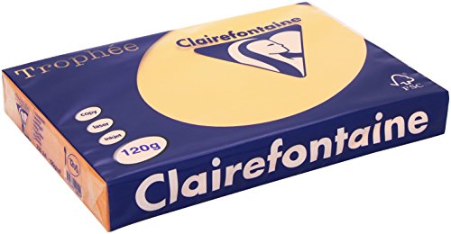 Clairefontaine Trophee Papier/1205C A4 clementine/orange 120 g Inh.250 von Clairefontaine