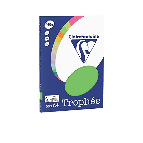 Clairefontaine minze 4165 A4-Papier 160g/m2 50Blatt von Clairefontaine