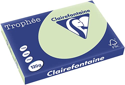 Clairfontaine 1315 – 250 Blatt A3, 120 g/m2 – grün Golf Clairfontaine 1315 – 250 Blatt A3, 120 g/m2 – grün Golf von Clairefontaine