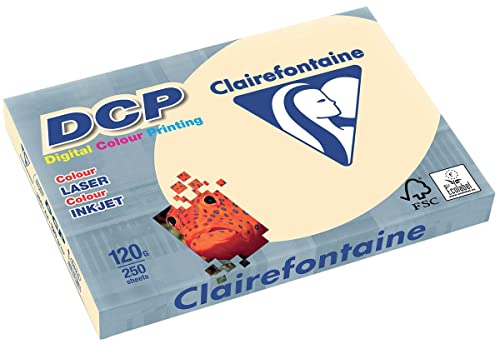 DCP Papier für Farblaser/Inkjetdruck A4, 120g, elfenbein DCP Papier für Farblaser/Inkjetdruck A4, 120g, elfenbein von Clairefontaine