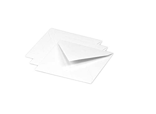 Clairefontaine 12016C - Packung mit 20 Umschlag Pollen 120x120mm 120g, ideal für Ihre Einladungen und Korrespondenz, Weiß, 1 Pack von Clairefontaine