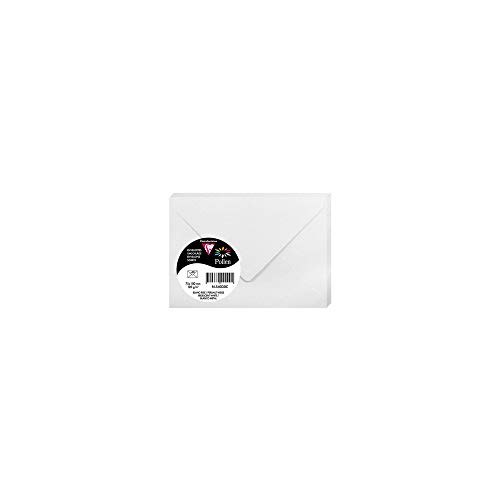 Clairefontaine 54030C - Packung mit 20 Umschläge Pollen, 7,5x10cm, 120g, Weiß Perlmutt, ideal für Ihre Einladungen und Korrespondenz, 1 Pack Clairefontaine 54030C - Packung mit 20 Umschläge Pollen, 7,5x10cm, 120g, Weiß Perlmutt, ideal für Ihre Einladungen und Korrespondenz, 1 Pack von Clairefontaine