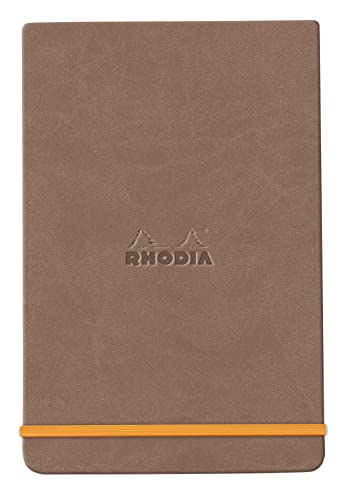 Rhodia 194347C - Notizbuch Webnotepad 9x14 cm, 96 Blatt abtrennbar liniert 90 g, 1 Stück, Maulwurfsbraun Rhodia 194347C - Notizbuch Webnotepad 9x14 cm, 96 Blatt abtrennbar liniert 90 g, 1 Stück, Maulwurfsbraun von Clairefontaine