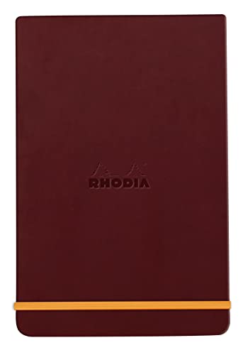 Rhodia 194349C - Notizbuch Webnotepad 9x14 cm, 96 Blatt abtrennbar liniert 90 g, 1 Stück, Weinrot Rhodia 194349C - Notizbuch Webnotepad 9x14 cm, 96 Blatt abtrennbar liniert 90 g, 1 Stück, Weinrot von Clairefontaine