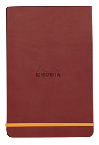 Rhodia 194350C - Notizbuch Webnotepad 9x14 cm, 96 Blatt abtrennbar liniert 90 g, 1 Stück, Nacarat Rhodia 194350C - Notizbuch Webnotepad 9x14 cm, 96 Blatt abtrennbar liniert 90 g, 1 Stück, Nacarat von Clairefontaine
