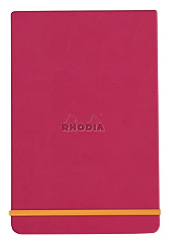 Rhodia 194365C - Notizbuch Webnotepad 9x14 cm, 96 Blatt abtrennbar liniert 90 g, 1 Stück, Himbeer Rhodia 194365C - Notizbuch Webnotepad 9x14 cm, 96 Blatt abtrennbar liniert 90 g, 1 Stück, Himbeer von Clairefontaine