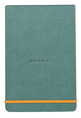 Rhodia 194388C - Notizbuch Webnotepad DIN A5, 96 Blatt abtrennbar liniert 90 g, 1 Stück, Seegrün Rhodia 194388C - Notizbuch Webnotepad DIN A5, 96 Blatt abtrennbar liniert 90 g, 1 Stück, Seegrün von Clairefontaine