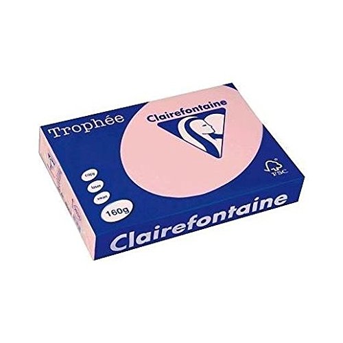 Trophäe 4 Stück Kopierpapier 250 Blatt Papier 160 g A4 210 x 297 mm FSC zertifiziert Rosa Trophäe 4 Stück Kopierpapier 250 Blatt Papier 160 g A4 210 x 297 mm FSC zertifiziert Rosa von Clairefontaine