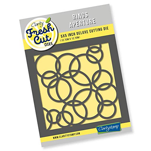 Ringe – 12,7 x 12,7 cm Fresh Cut Aperture Stanzform von Claritystamp