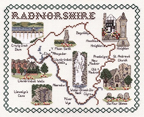 Classic Stickerei Radnorshire 14 Count Aida Kreuzstich Karte, gemischt, Kit, 20 x 25 x 1 cm von Classic Embroidery