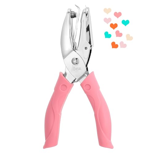 Classicseali Herzförmiger Lochstanzer, 5,5 mm, Rosa, langlebige Lochformen, Formlocher mit Gummigriff, kleine Löcher, Stanzer für Kleidung, Tickets, Basteln, Etiketten, Scrapbooking, Werkzeuge Classicseali Herzförmiger Lochstanzer, 5,5 mm, Rosa, langlebige Lochformen, Formlocher mit Gummigriff, kleine Löcher, Stanzer für Kleidung, Tickets, Basteln, Etiketten, Scrapbooking, Werkzeuge von Classicseali
