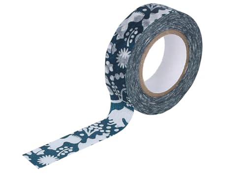 Classiky Klebeband Masking Tape Washi Forest of Squirrel Navy 15 mm x 15 m von Classiky