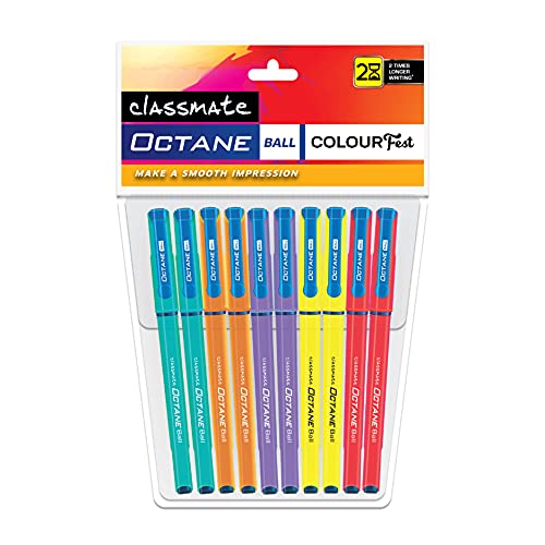 Classmate Octane Kugelschreiber, Blau, 10 Stück, Classmate Octane Kugelschreiber, Blau, 10 Stück, von Classmate