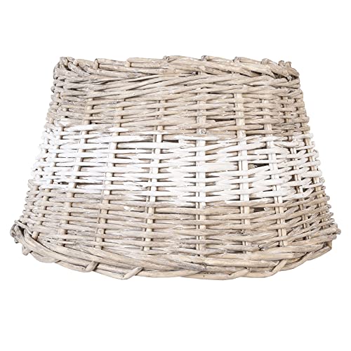 Clayre & Eef 6RO0067BW Lampenschirm Ø 38 * 22 cm / E27 von Clayre & Eef