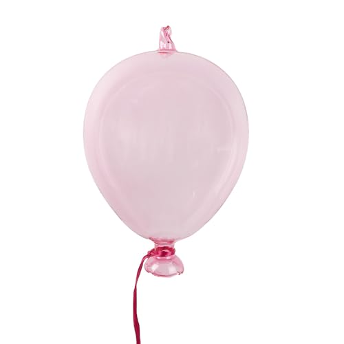 Clayre & Eef Dekoration Hänger Ballon Ø 10x17 cm Rosa Glas Clayre & Eef Dekoration Hänger Ballon Ø 10x17 cm Rosa Glas von Clayre & Eef