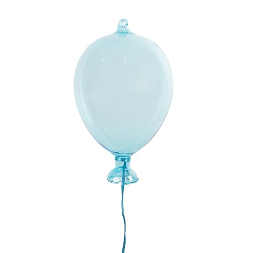 Clayre & Eef Dekoration Hänger Ballon Ø 7x14 cm Blau Glas Clayre & Eef Dekoration Hänger Ballon Ø 7x14 cm Blau Glas von Clayre & Eef