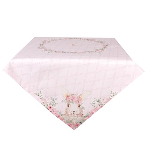 iRULU Clayre & Eef Tischdecke 100x100 cm Rosa Baumwolle Quadrat Kaninchen iRULU Clayre & Eef Tischdecke 100x100 cm Rosa Baumwolle Quadrat Kaninchen von iRULU