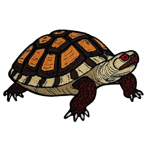 Bestickter Aufnäher zum Aufbügeln, Motiv: Schildkröte Bestickter Aufnäher zum Aufbügeln, Motiv: Schildkröte von Clayton Jewelry Labs