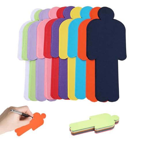 200 Stück Farbe Moderationskarten Set, 20x 8 cm Metaplankarten, Verwendet für Schulvorführungen und Lehrerbedarf, Büro Heimlernen und Andere Szenarien (10 Farben) von ClcIosis