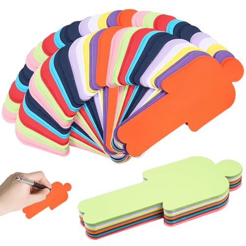 200 Stück Farbe Moderationskarten Set, 20x 8 cm Metaplankarten, Verwendet für Schulvorführungen und Lehrerbedarf, Büro Heimlernen und Andere Szenarien (10 Farben) von ClcIosis