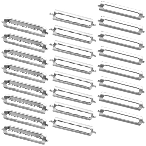24 Stück Edelstahl Sparschäler Ersatzklingen Kartoffelschäler Spargelschäler, für müheloses Schälen von Obst, Gemüse Käse 24 Stück Edelstahl Sparschäler Ersatzklingen Kartoffelschäler Spargelschäler, für müheloses Schälen von Obst, Gemüse Käse von ClcIosis