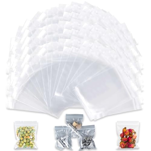 500 Stück Druckverschlussbeutel Klein, 6X8cm Kleine Tüten Mit Verschluss, Transparente Reißverschlusstaschen Können in Der Küche Für Kleine Gegenstände, Zubehör Verwendet Werden 500 Stück Druckverschlussbeutel Klein, 6X8cm Kleine Tüten Mit Verschluss, Transparente Reißverschlusstaschen Können in Der Küche Für Kleine Gegenstände, Zubehör Verwendet Werden von ClcIosis