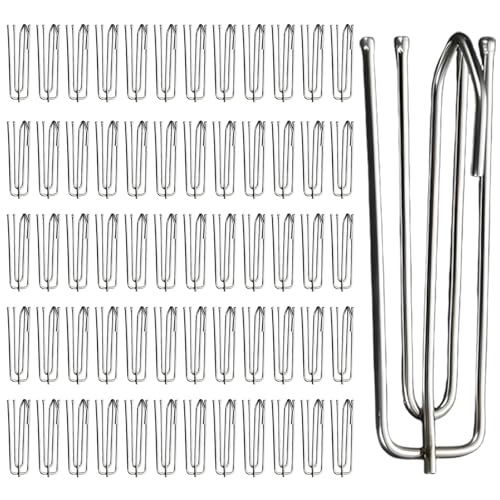 60 Stück Gardinenhaken für Schienen Gardinenhaken zum Einhängen Vorhang Haken für Schienen Rostfrei für Vorhangschienen, Fensterdekoration, Wohnaccessoires 60 Stück Gardinenhaken für Schienen Gardinenhaken zum Einhängen Vorhang Haken für Schienen Rostfrei für Vorhangschienen, Fensterdekoration, Wohnaccessoires von ClcIosis