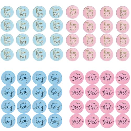64Stück Gender Reveal Deko Set Mit Boy Girl Stickern Gender Reveal Party Deko, Leicht Ablösbar Haltbar, Helle Muster Ausreichend Sticker Für Ballons Flaschen Einladungen 64Stück Gender Reveal Deko Set Mit Boy Girl Stickern Gender Reveal Party Deko, Leicht Ablösbar Haltbar, Helle Muster Ausreichend Sticker Für Ballons Flaschen Einladungen von ClcIosis