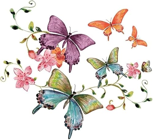 Bestickte Blumen- und Schmetterlingsapplikation, zum Aufbügeln oder Aufnähen, Dekoration, bunt, dekorativ, niedlich, Aufnäher für Kleidung, Zierteile und Verzierungen Bestickte Blumen- und Schmetterlingsapplikation, zum Aufbügeln oder Aufnähen, Dekoration, bunt, dekorativ, niedlich, Aufnäher für Kleidung, Zierteile und Verzierungen von Cldaisy