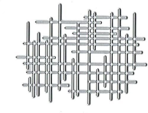 Silberne unregelmäßige Linien, Metall-Stanzformen für Kartenherstellung, Papierprägung, Schablonen für Feiertage, Weihnachtsdekoration, DIY, Scrapbooking, Fotoalbum, Kunst, Handwerk, Vorlagen Silberne unregelmäßige Linien, Metall-Stanzformen für Kartenherstellung, Papierprägung, Schablonen für Feiertage, Weihnachtsdekoration, DIY, Scrapbooking, Fotoalbum, Kunst, Handwerk, Vorlagen von Cldaisy