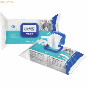 Cleanisept Desinfektionstuch Maxi 00-208-T100 100 Stück Cleanisept Desinfektionstuch Maxi 00-208-T100 100 Stück von Cleanisept